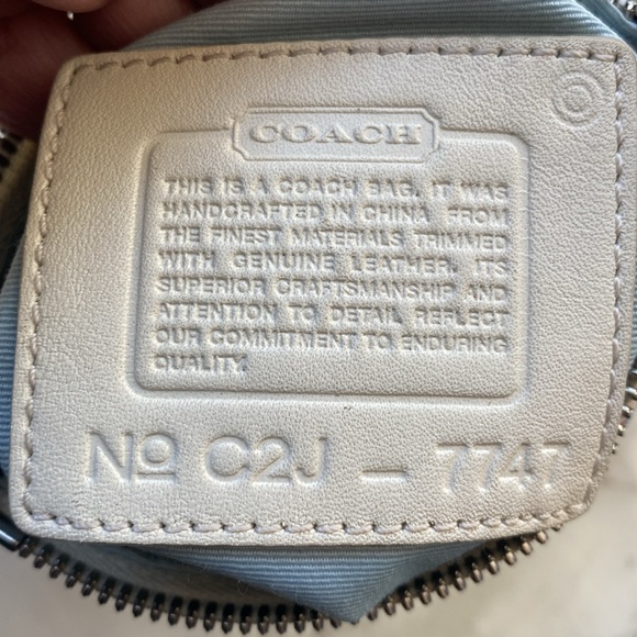 Vintage COACH Demi Floral Shoulder Bag Purse Pouchete - Picture 8 of 11